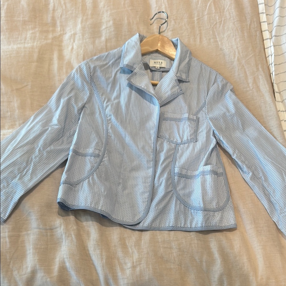 Blue boys blazer Jacket lightweight kule Nikki